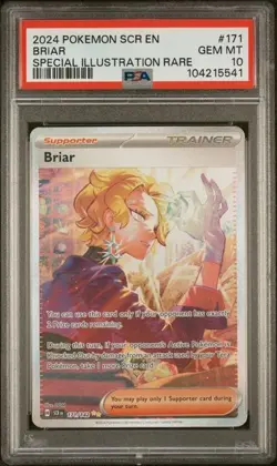 ✨✨ PSA 10 Briar SIR 171/142 Stellar Crown Pokemon Card English - Image 1
