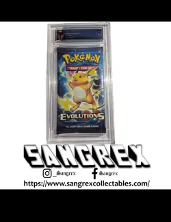 TCG 10 GEM MINT XY Evolutions (Raichu Art) Booster Pack Pokemon Card 772 - Image 1