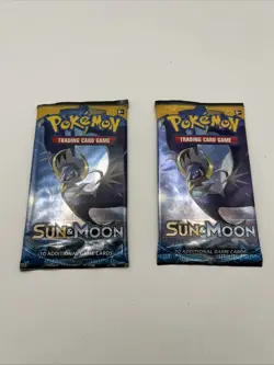 Pokemon TCG Sun And Moon Base Set 1x Booster Pack 10 Cards NEW SEALED - Image 1