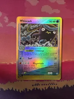 Pokemon Card Whiscash EX Dragon Reverse Holo Uncommon 48/97 Near Mint - Image 1