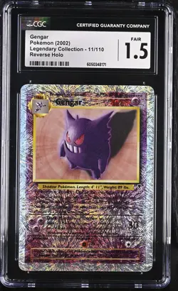 CGC 1.5 Gengar 2002 Legendary (Collection) 11/110 Reverse Holo Pokemon Card - Image 1