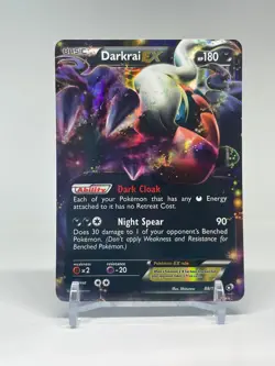 Darkrai EX - 88/113 - Pokemon Legendary Treasures Ultra Rare Card LP/MP - Image 1