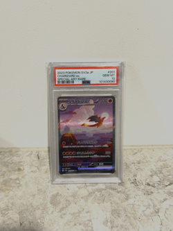 Pokemon Card PSA 10 GEM MT Charizard Ex SAR 151 SV2a Japanese 2023 201/165 - Image 1
