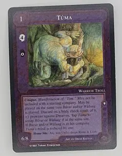 MIDDLE-EARTH CCG MECCG TUMA AGAINST THE SHADOW ATS UNCOMMON LOTR CARD - Image 1