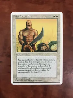 Eye for an Eye MTG Magic the Gathering Card NM Near Mint Fourth 4th Edition - Image 1