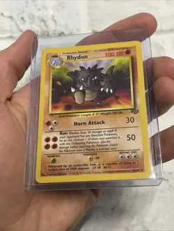 Pokemon Rhydon 45/64 Jungle Set Pokemon Card Vintage Vtg Nintendo NM TCG WOTC - Image 2