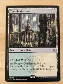 Magic: The Gathering MTG Temple Garden Ravnica Remastered Rare #0290 - Image 1