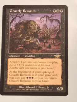 Ghastly Remains - Legions Magic the Gathering MTG Nice! - Image 1