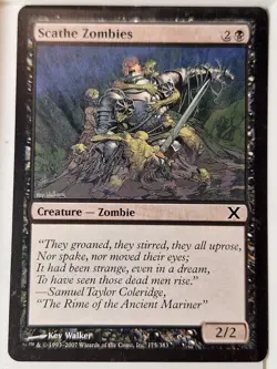 Scathe Zombies - 10th Edition Core Set - Magic the Gathering MTG Nice! - Image 1