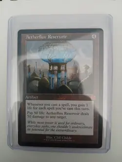 Magic: The Gathering Brothers War Aetherflux Reservoir Retro NM - Image 1