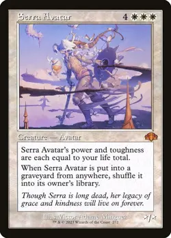 Serra Avatar Retro Frame Regular - Dominaria Remastered MTG-NM - Image 1