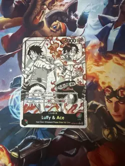 Luffy and Ace Parallel Alt Art Starter Deck EX: Luffy & Ace ST30-001 English NM - Image 1