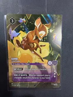 Bambi - Little Prince 209/204 Reign of Jafar Disney Lorcana Enchanted - Image 1