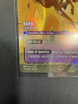 Bambi - Little Prince 209/204 Reign of Jafar Disney Lorcana Enchanted - Image 2