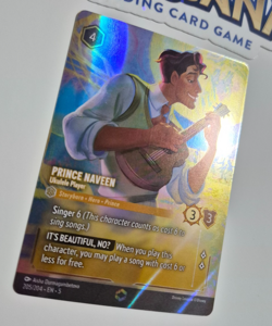 Disney Lorcana Shimmering Skies Enchanted Prince Naveen Ukulele Player NM Rare - Image 3
