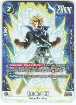 Trunks : GT FB04-114 (Alternate Art) SR Dragon Ball Super Card - Image 2