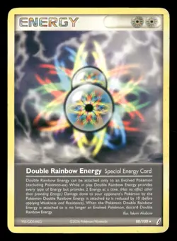 Double Rainbow Energy - 88/100 - Rare - Crystal Guardians - Pokemon Card - HP - Image 1