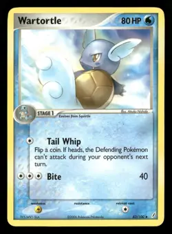 Wartortle - 43/100 - Uncommon - Crystal Guardians - Pokemon Card - LP - Image 1