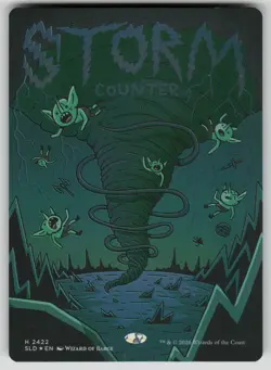 Storm Counter Foil Secret Lair Drop Series (SLD) 2422 MTG Near Mint - Image 1