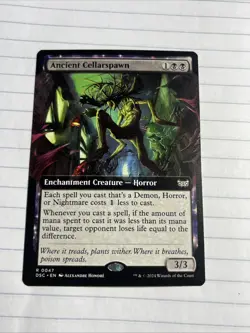 Ancient Cellarspawn (Extended Art) Commander: Duskmourn: House of Horror Regular - Image 1