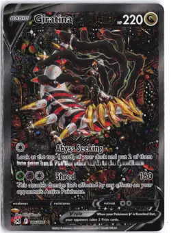 Giratina V 186/196 Ultra Rare Lost Origin Pokemon NM - Image 1