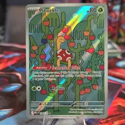 Pokemon TCG Shuckle 136 MEG Illustration Rare Full Art Holo - Image 1