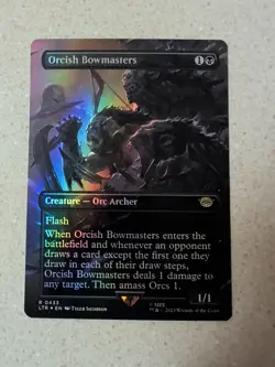 Orcish Bowmasters (Borderless) the Lord of the Rings: Tales of Middle-Earth Foil - Image 1