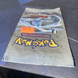 Pokemon Neo Genesis 1st Edition Lugia Art - Open Empty Wrapper - Clean Cut Top - Image 3