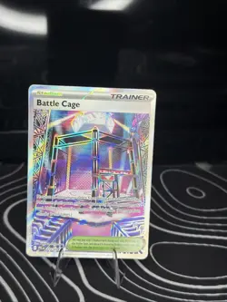 Battle Cage - Ultra Rare Holo 116/094 NM ME02: Phantasmal Flames Pokemon Card - Image 1