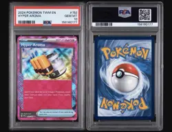 Hyper Aroma Ace Spec PSA 10 Gem Mint 2024 Pokemon Twilight Masquerade 152 - Image 3