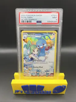 2022 Pokemon SWSH Silver Tempest Altaria #TG11 Full Art Trainer Gallery PSA 9 - Image 1