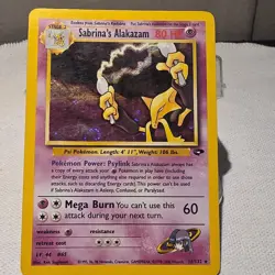 Wizards of the Coast Sabrina's Alakazam 16/132 Gym Challenge Unlimited Holo Rare - Image 1