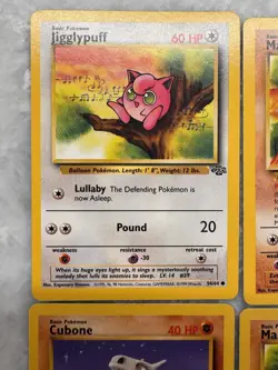 Pokemon Mixed 13 Card Lot Jungle and Rocket Vintage - WOTC - Near Mint Nice - Image 2