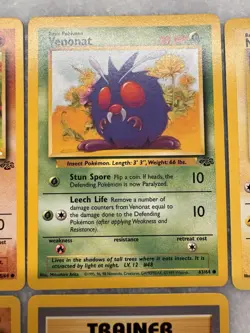 Pokemon Mixed 13 Card Lot Jungle and Rocket Vintage - WOTC - Near Mint Nice - Image 4