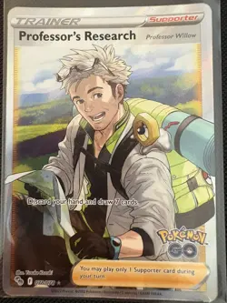 Pokemon TCG Pokemon Go - Professor's Research #78/78 - Ultra Rare Holo NM - Image 1