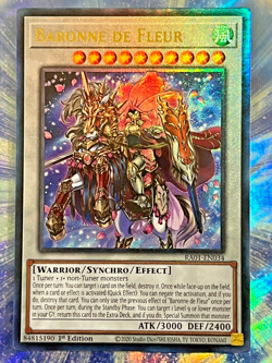 Yu Gi Oh TCG - Baronne De Fleur - RA01-EN034 - 1st Edition - Ultra Rare - NM - Image 2