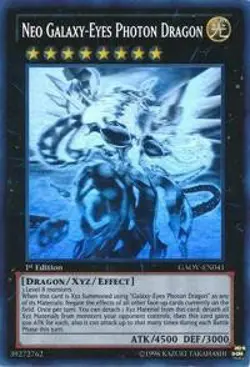 Neo Galaxy-Eyes Photon Dragon (Ghost Rare) Unli Galactic Overlord GAOV-EN041 LP - Image 1