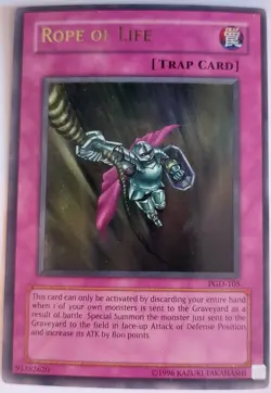 Yu-Gi-Oh! Rope Of Life Ultra Rare PGD-105 Lp - Image 1