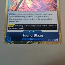One Piece Hound Blaze (OP05-057/258) Awakening of the New Era Foil Holo TCG - Image 4