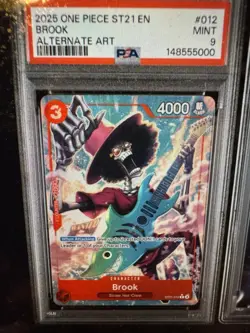 2025 One Piece Brook Alternate Art ST21-012 PSA 9 - Image 1