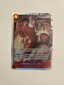 Monkey D. Luffy Super Rare (SR) OP16-015 The Time of Battle English Foil - Image 1