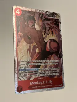 Monkey D. Luffy Super Rare (SR) OP16-015 The Time of Battle English Foil - Image 2