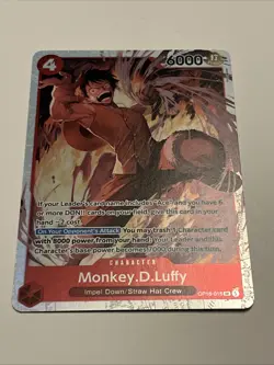 Monkey D. Luffy Super Rare (SR) OP16-015 The Time of Battle English Foil - Image 3