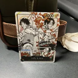 ST30-001 Luffy & Ace leader Alt Art (Parallel) One Piece Card Game ENGLISH Deck - Image 1