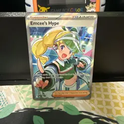 Pokemon TCG Emcee's Hype 220/182 Sv10: Destined Rivals - NM - Image 1