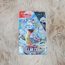 Pokemon TCG Stellar Crown Half Booster Box (18 Packs) - New & Sealed - Image 4