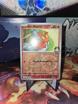 Ethan's Slugma Reverse Holo - 035/182 - Destined Rivals Pokemon TCG NM - Image 1