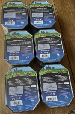 Lot Of 6 Pokemon Go Tins Snorlax And Pikachu New Sealed Pokemon TCG - Image 2