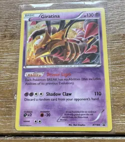 Giratina XY184 XY Holo Pokemon TCG Moderately Played MP - Image 1