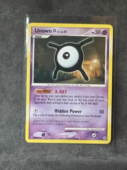 Unown [X] 71/132 Secret Wonders Regular Pokemon TCG Lightly Played - Image 1